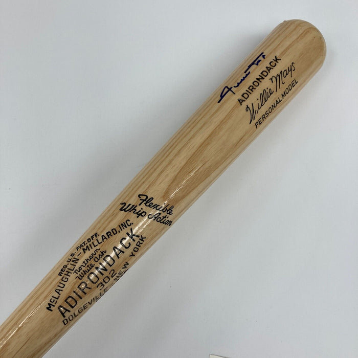 Willie Mays Signed Adirondack Game Model Baseball Bat JSA COA