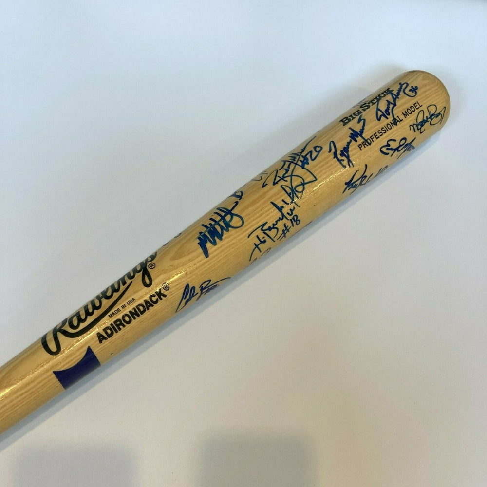 1997-2000 MLB Top Prospects Multi Signed Baseball Bat With Alfonso Soriano