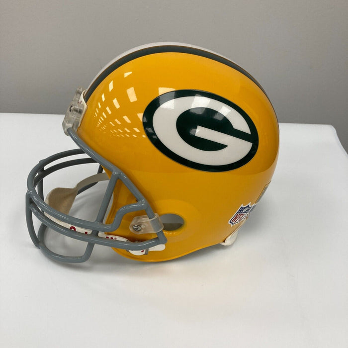 Bart Starr Hall Of Fame 1977 Signed Full Size Green Bay Packers Helmet JSA COA