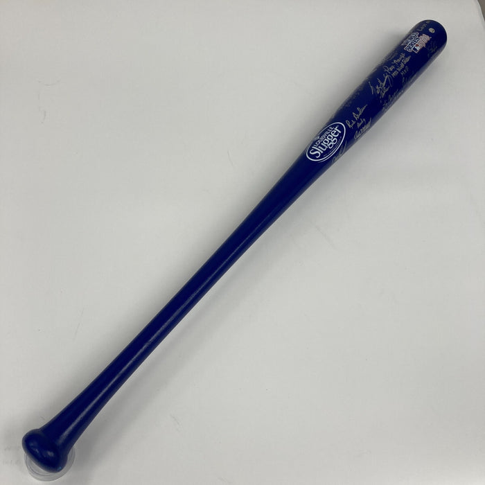 1986 New York Mets World Series Champs Team Signed Bat With Inscriptions Steiner