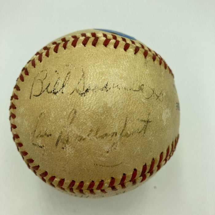 1945 World Series Signed Game Used Baseball Chicago Cubs Wrigley Field MEARS COA