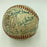 Beautiful Jackie Robinson Jimmie Foxx Hall Of Fame Multi Signed Baseball JSA COA