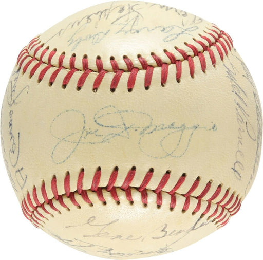 Joe Dimaggio Ted Williams 1951 All Star Game Team Signed Baseball PSA DNA COA