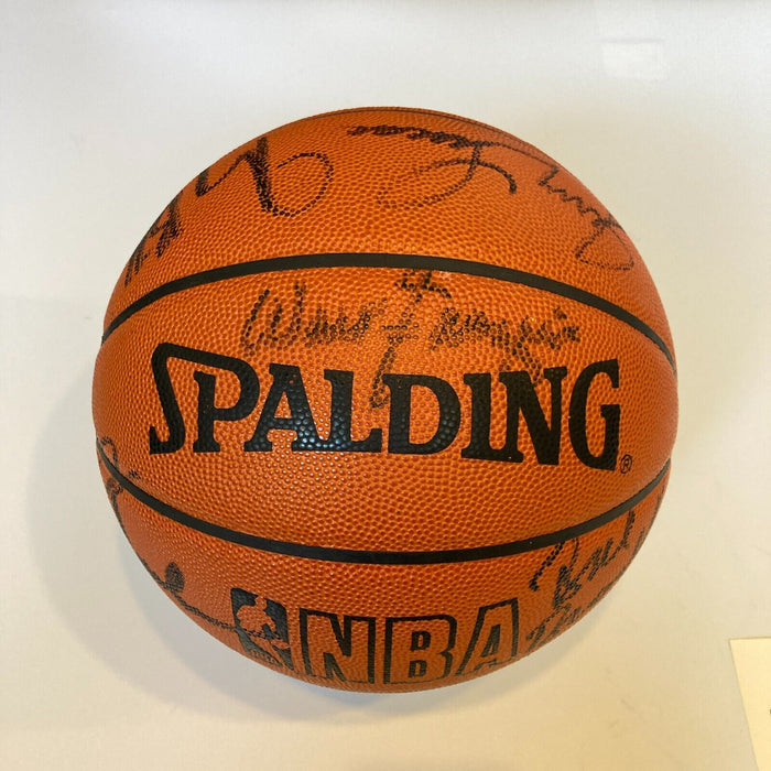 1972-73 New York Knicks NBA Champs Team Signed NBA Game Basketball JSA COA