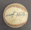 RARE Monty Stratton Single Signed Vintage Baseball Beckett COA