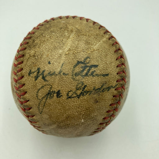 1943 New York Yankees World Series Champs Team Signed Baseball Joe Gordon