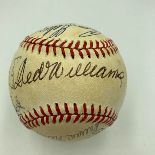 Ted Williams Boston Red Sox Legends Multi Signed American League Baseball JSA