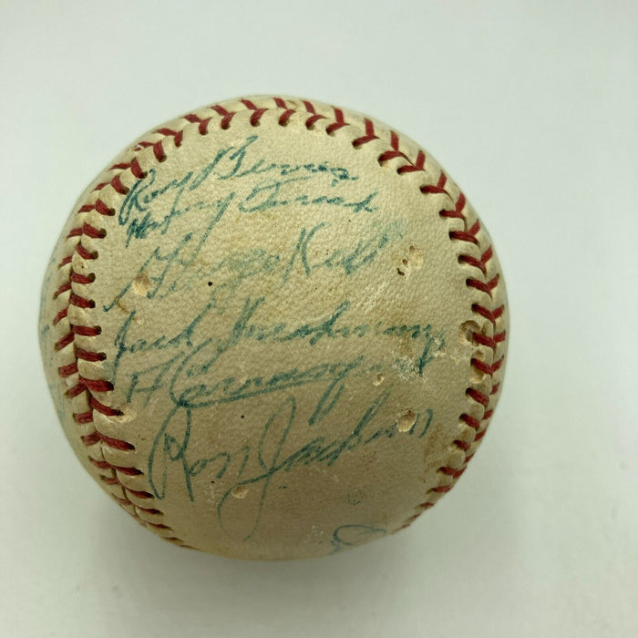 Nellie Fox 1954 Chicago White Sox Team Signed Baseball JSA COA