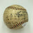 Historic 1922 Hall Of Fame Multi Signed Baseball Herb Pennock JSA COA