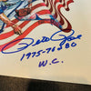 Pete Rose "1975,76,80 W.S.C." Signed Inscribed 1980 Program World Series Steiner