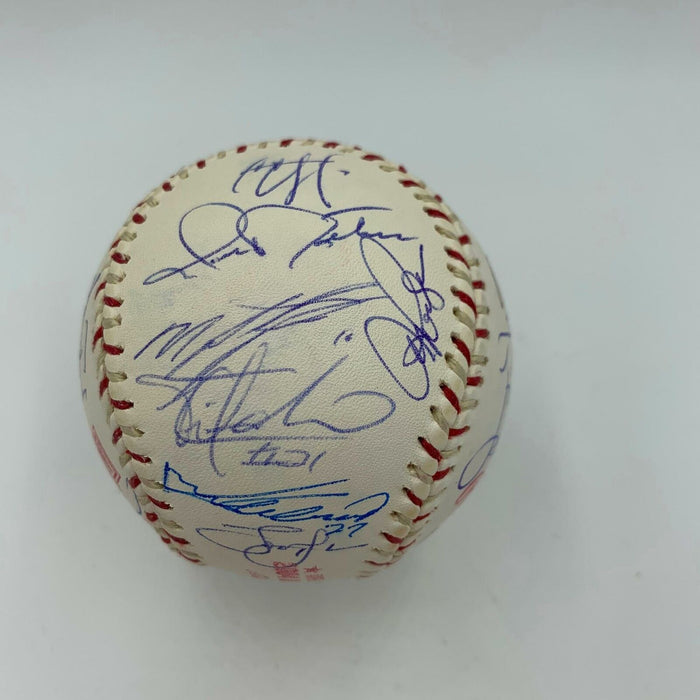 Derek Jeter Mariano Rivera Ortiz Signed 2004 All Star Game Signed Baseball MLB