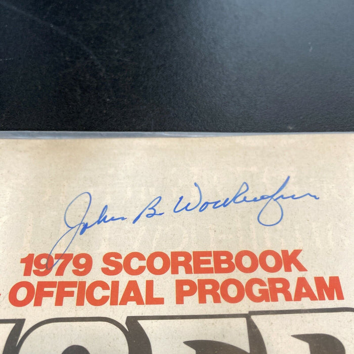 John Wockenfuss Signed Autographed 1979 Tigers Program