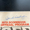 John Wockenfuss Signed Autographed 1979 Tigers Program