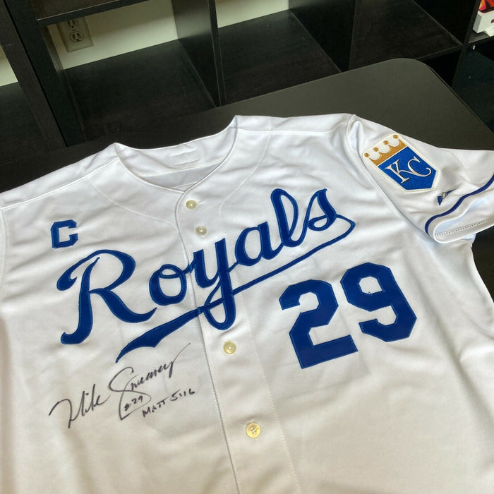 Mike Sweeney Signed Game Used Kansas City Royals Captain Jersey With JSA COA