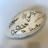 Quarterback Legends Multi Signed Football Johnny Unitas Sonny Jurgensen JSA COA