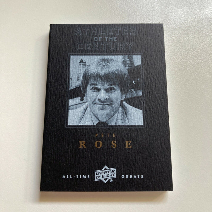 2012 Upper Deck All Time Greats Pete Rose #7/30 Patch Auto Booklet