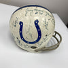 Johnny Unitas Baltimore Colts HOF Legends Multi Signed Vintage 1960's Helmet JSA