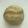 Larry Goetz Umpire Signed 1940's National League Frick  Game Used Baseball JSA