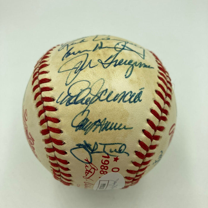 1988 Los Angeles Dodgers World Series Champs Team Signed Baseball JSA COA