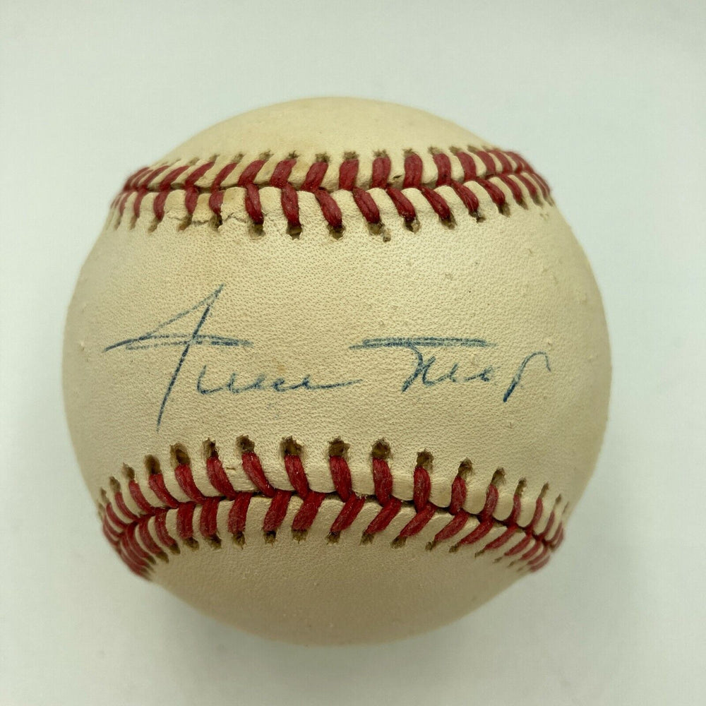 Willie Mays Signed Autographed Official National League Baseball PSA DNA COA