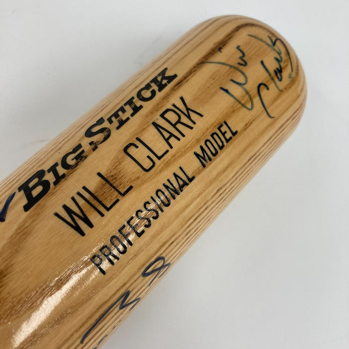 Barry Bonds Matt Williams Will Clark Signed Game Model Baseball Bat JSA COA
