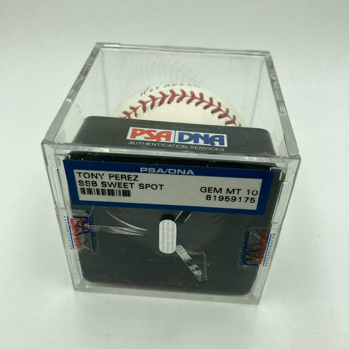 Tony Perez HOF 2000 Signed Major League Baseball PSA DNA Graded 10 GEM MINT