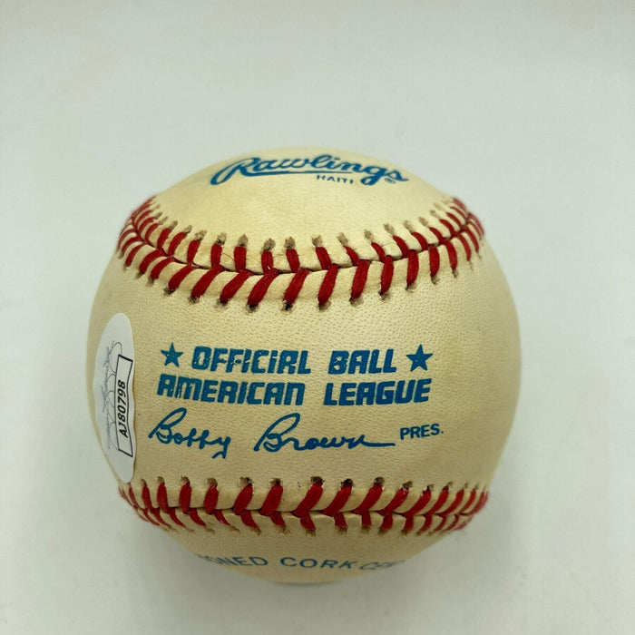 Rick Ferrell Signed Heavily Inscribed American League Baseball JSA COA