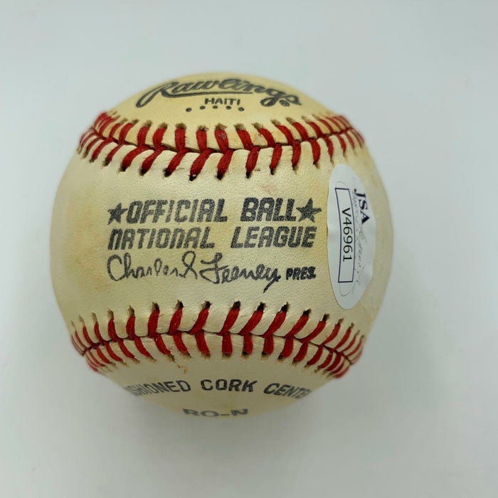 Newt Kimball Chicago Cubs Signed National League Baseball With JSA COA