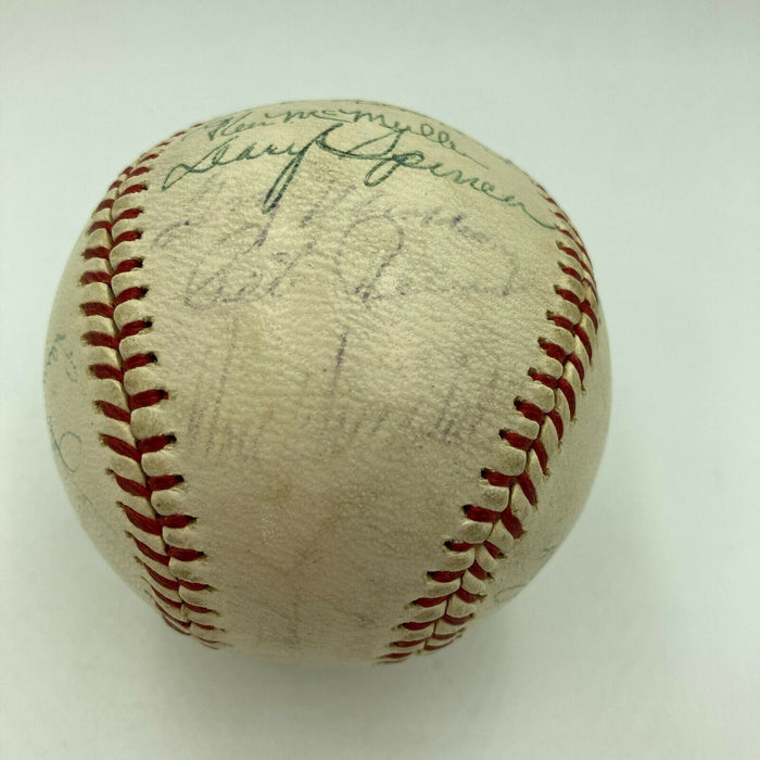 1963 Los Angeles Dodgers World Series Champs Team Signed Baseball Koufax JSA