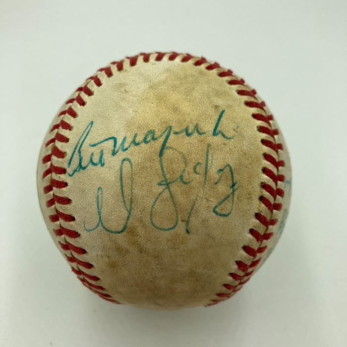 Mickey Mantle & Roger Maris Hall Of Fame Multi Signed Baseball JSA COA