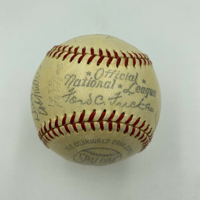 1950 Philadelphia Phillies NL Champs Team Signed Baseball The Whiz Kids JSA COA
