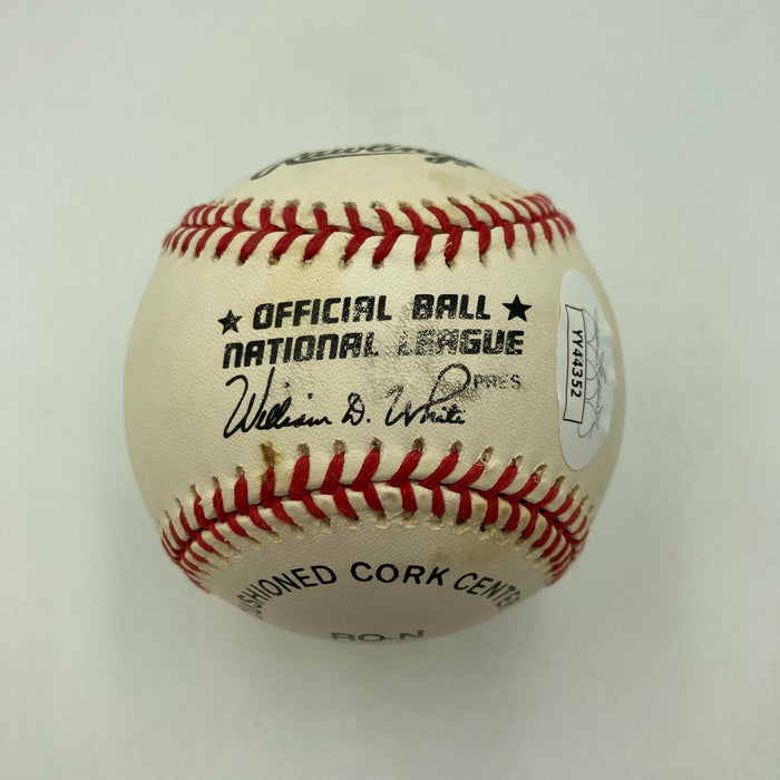 Jacques Cousteau Signed National League Baseball JSA COA
