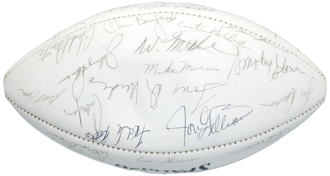 1966 Kansas City Chiefs AFL Champs Team Signed Spalding Game Football PSA DNA