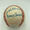 Buck Leonard Josh Johnson Double Duty Radcliffe Negro League Signed Baseball JSA