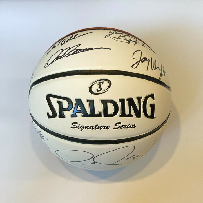 2021 HOF Induction Class Signed Basketball Paul Pierce Chris Bosh JSA