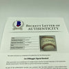 Nice Joe Dimaggio Signed Official American League Baseball With Beckett COA