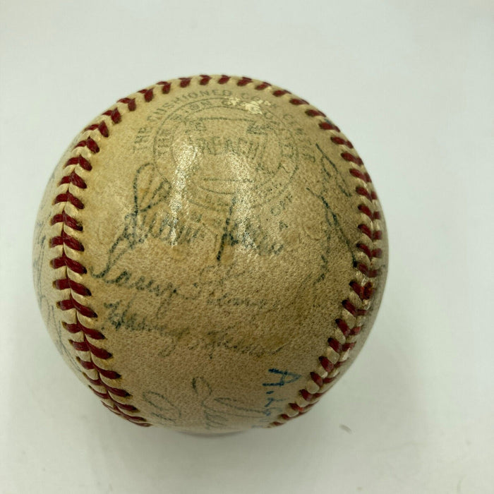 Mickey Mantle Ted Williams 1956 All Star Game Team Signed Baseball JSA COA