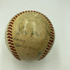 Mickey Mantle Ted Williams 1956 All Star Game Team Signed Baseball JSA COA