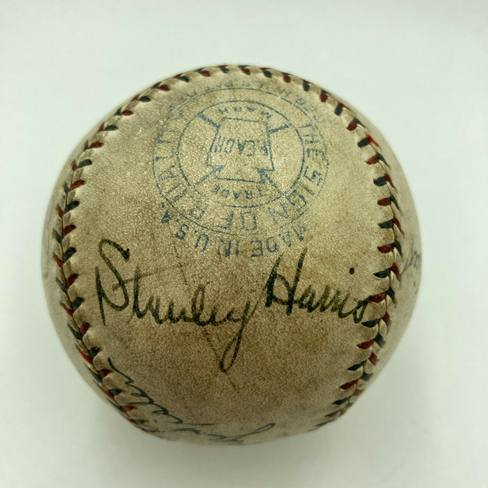 The Finest Babe Ruth Ty Cobb Walter Johnson 1925 HOF Signed Baseball PSA DNA