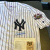 Derek Jeter Signed 2001 World Series New York Yankees Game Model Jersey JSA COA