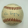 Mickey Mantle 1955 All Star Game Team Signed National League Baseball JSA COA