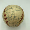 1957 Milwaukee Braves World Series Champs Team Signed Baseball Hank Aaron JSA