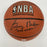 George Mikan Signed Spalding NBA Basketball JSA COA
