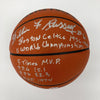 Bill Russell Full Name Signed Heavily Inscribed STAT Basketball #9/11 PSA DNA