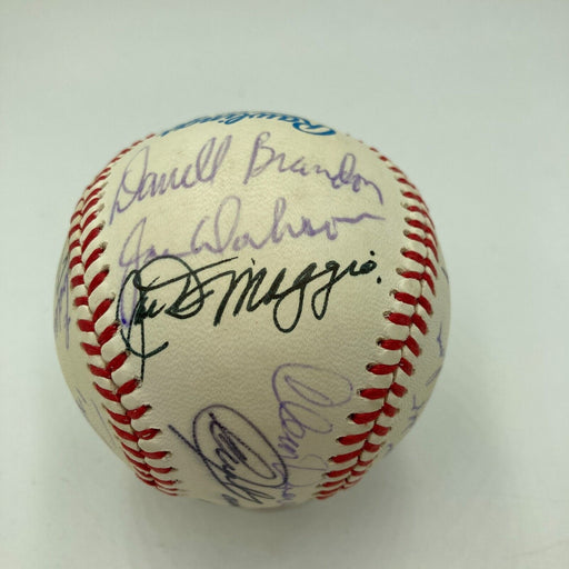 Ted Williams & Joe Dimaggio Hall Of Fame Multi Signed Baseball JSA COA