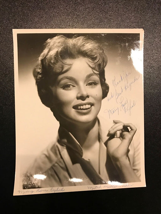 Vintage 1960's Mary Lou Ryhal Signed Photo Sing Along With Mitch Miller Show