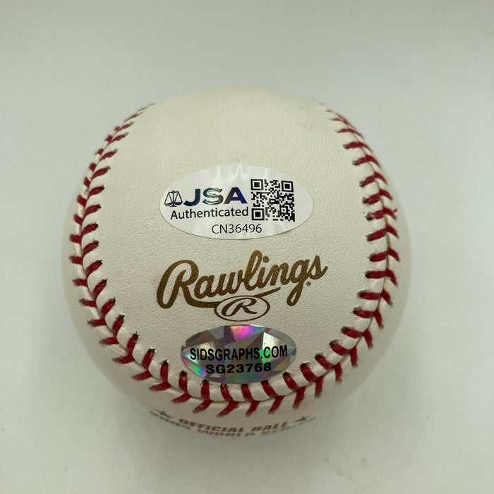 Ozzie Guillen & Ken Williams Signed Official 2005 World Series Baseball JSA COA