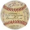 1954 Giants World Series Champs Team Signed Baseball Willie Mays Beckett COA