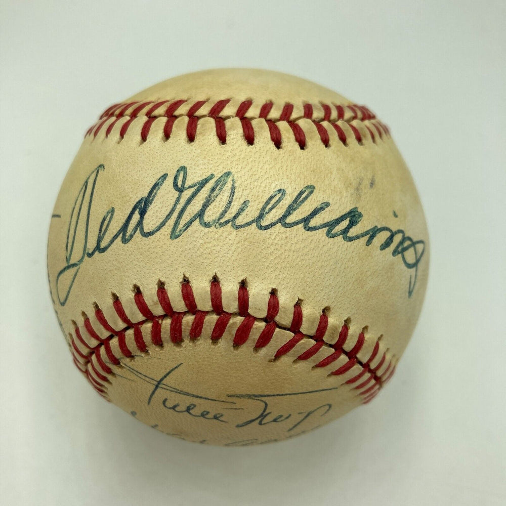 500 Home Run Signed Baseball Mickey Mantle Ted Williams Willie Mays 10 Sigs JSA