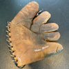 Mace Brown Signed 1940's Game Model Baseball Glove With JSA COA